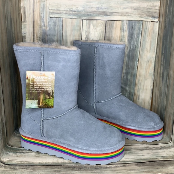 BEARPAW Women's Retro Elle Boots rainbow